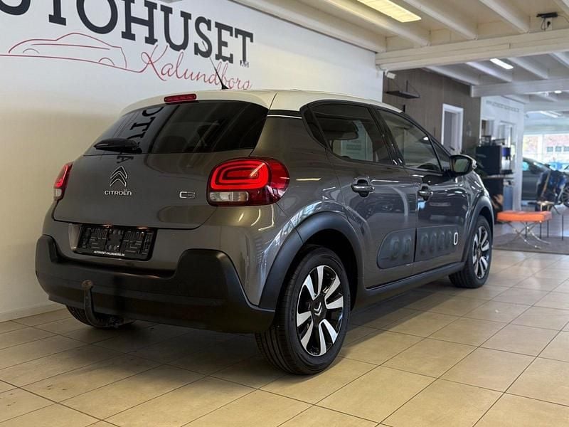 Brugt Citroën C3 PureTech 110 HK (80 kW) 2019 Gråmetal Hatchback