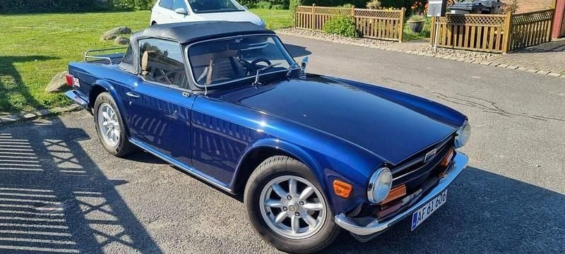 Brugt Triumph TR6 1970 Grøn Cabriolet