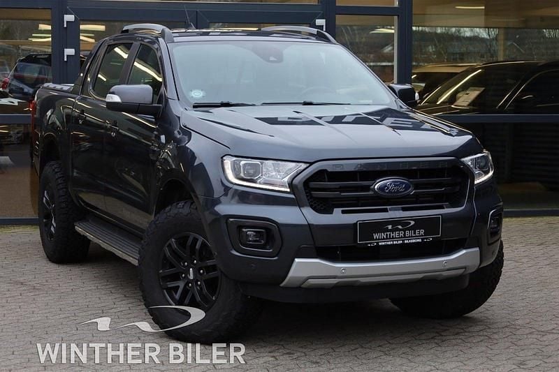 Sort Brugt 2021 Ford Ranger Wildtrack Afhentning | 229.900 kr. - Billede 1/4