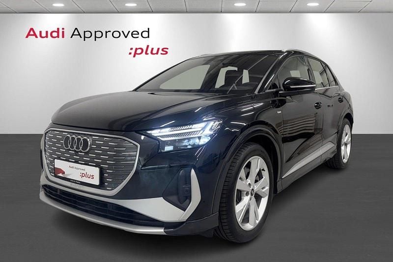 Sortmetal Brugt 2024 Audi Q4 e-tron S-Line SUV | 439.900 kr. (Dyr) - Billede 1/4