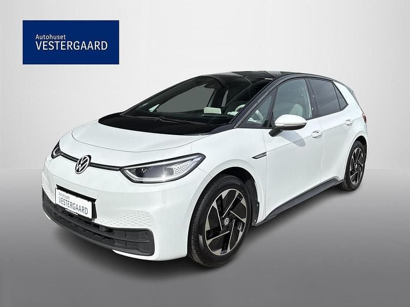 Hvid Brugt 2021 VW ID.3 Hatchback | 164.800 kr. (Fair pris) - Billede 1/4