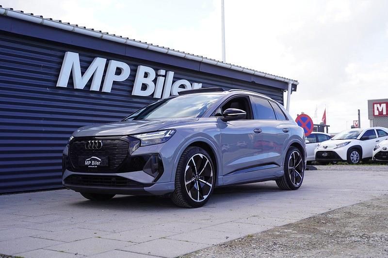 Grå Brugt 2023 Audi Q4 e-tron S-Line SUV | 349.900 kr. (Lidt for dyr) - Billede 1/4
