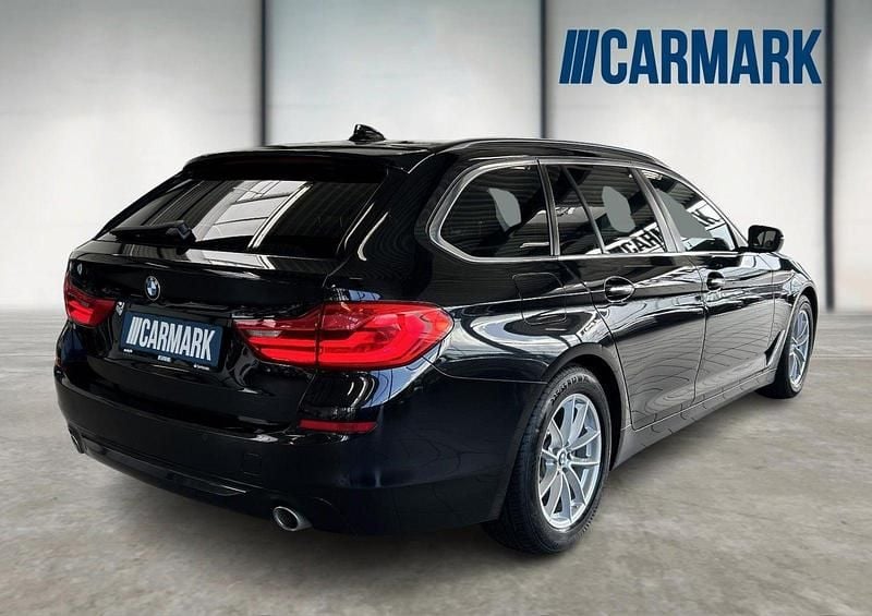 Brugt BMW 520 190 HK (139 kW) 2018 Sort Stationcar
