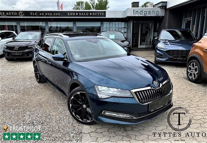 Blåmetal Brugt 2020 Skoda Superb Style Stationcar | 269.800 kr. (Lidt for dyr) - Billede 1/4