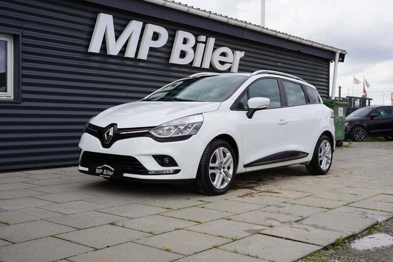 Hvid Brugt 2020 Renault Clio GrandTour Zen Stationcar | 99.800 kr. (Fair pris) - Billede 1/4