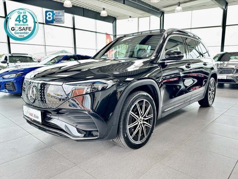 Sortmetal Brugt 2024 Mercedes EQB250+ AMG line SUV | 379.700 kr. - Billede 1/4
