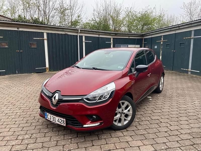 Rød Brugt 2019 Renault Clio IV LIMITED Hatchback | 75.000 kr. (Fair pris) - Billede 1/4