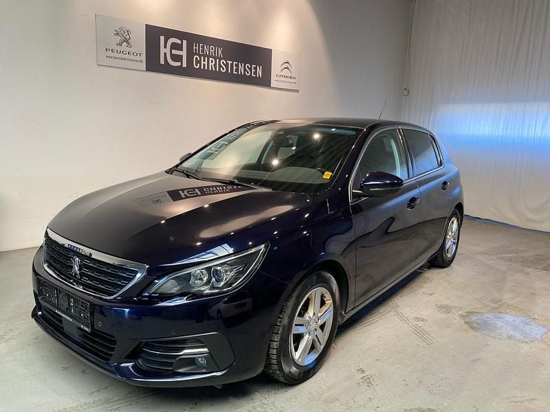 Brugt Peugeot 308 130 HK (95 kW) 2020 Blå encre metal Hatchback