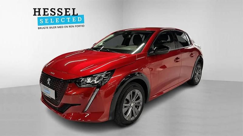 Brugt Peugeot e-208 Allure 100 kW (136 HK) 2023 Rød Hatchback