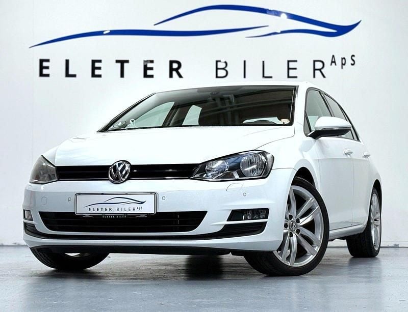 Hvid Brugt 2014 VW Golf VII Comfortline Hatchback | 89.900 kr. (Fair pris) - Billede 1/4