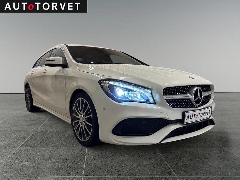 Brugt Mercedes CLA200 Shooting Brake AMG line 136 HK (100 kW) 2017 Hvid Stationcar