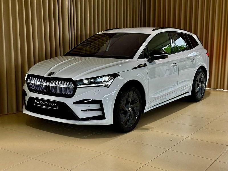 Hvidmetal Brugt 2024 Skoda Enyaq iV RS SUV | 429.900 kr. (Fair pris) - Billede 1/4