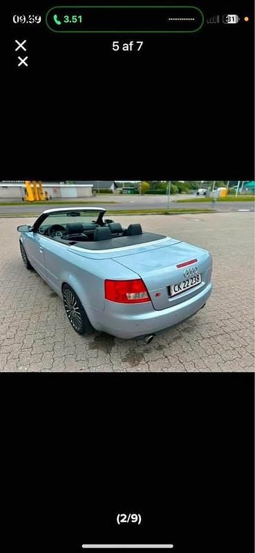 Brugt 2003 Audi A4 Cabriolet | 35.000 kr. - Billede 1/4