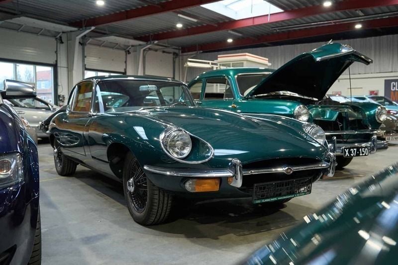 Brugt Jaguar E-Type 1969 Grøn
