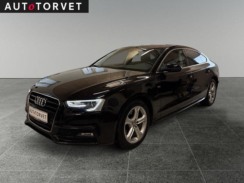 Sort Brugt 2016 Audi A5 Sportback S-Line Hatchback | 149.700 kr. (God pris) - Billede 1/4