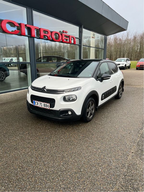 Hvid banquise Brugt 2020 Citroën C3 Hatchback | 89.900 kr. (Fair pris) - Billede 1/4