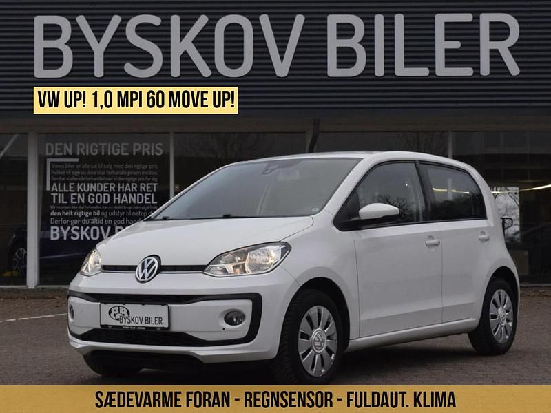 Hvid Brugt 2018 VW up! move up! Hatchback | 87.995 kr. (Fair pris) - Billede 1/4