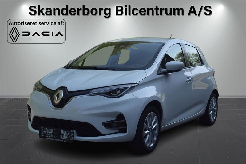 Hvid Brugt 2020 Renault Zoe Zen Hatchback | 109.900 kr. (God pris) - Billede 1/4