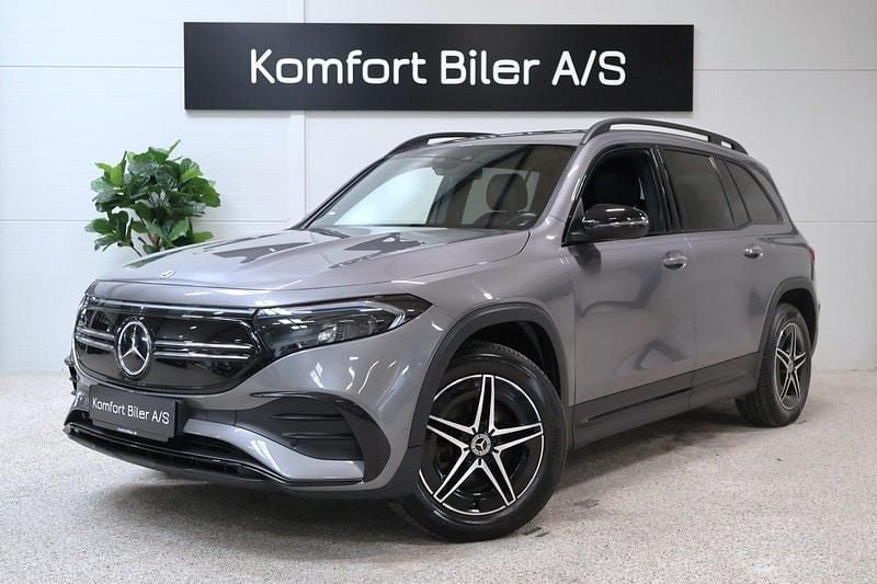 Gråmetal Brugt 2023 Mercedes EQB300 AMG line SUV | 314.900 kr. (Dyr) - Billede 1/4