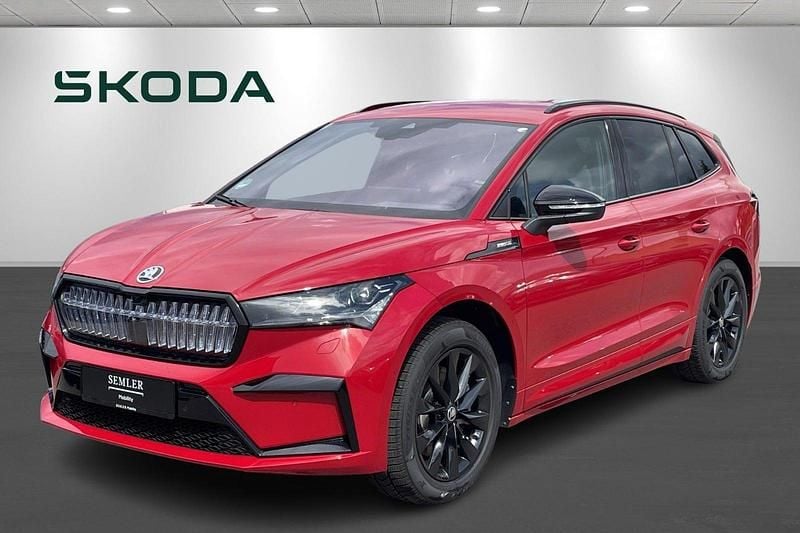 Rødmetal Brugt 2025 Skoda Enyaq iV SportLine SUV | 409.900 kr. (God pris) - Billede 1/4