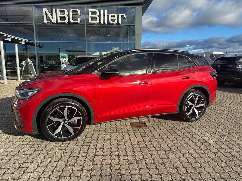Mørkrødmetal Brugt 2022 VW ID.4 GTX SUV | 289.780 kr. (Fair pris) - Billede 1/4