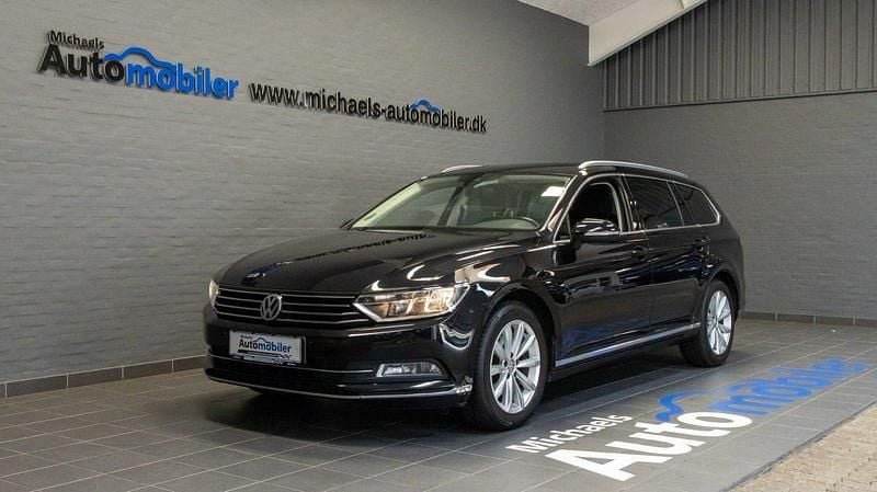Sortmetal Brugt 2018 VW Passat Highline Stationcar | 169.900 kr. (God pris) - Billede 1/4