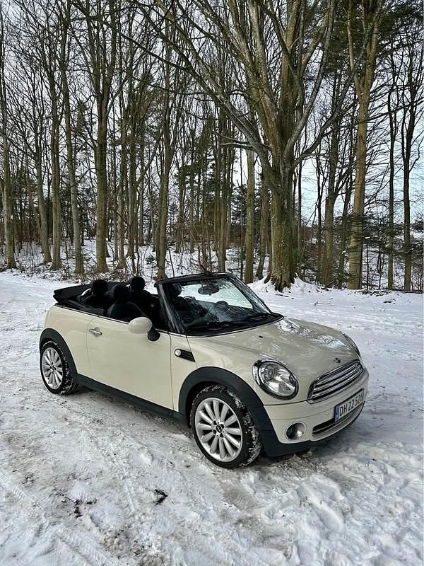 Brugt Mini Cooper Cabriolet 120 HK (88 kW) 2009 Hvid Cabriolet