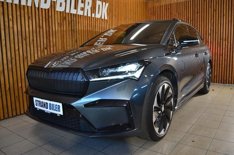 Gråmetal Brugt 2021 Skoda Enyaq iV SportLine SUV | 269.800 kr. (Dyr) - Billede 1/4