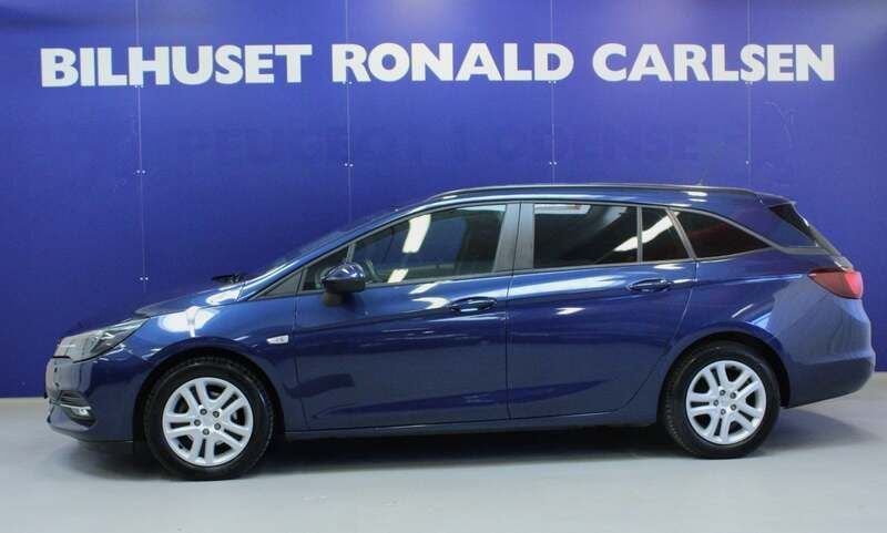 Blåmetal Brugt 2020 Opel Astra Stationcar | 119.900 kr. (Fair pris) - Billede 1/4