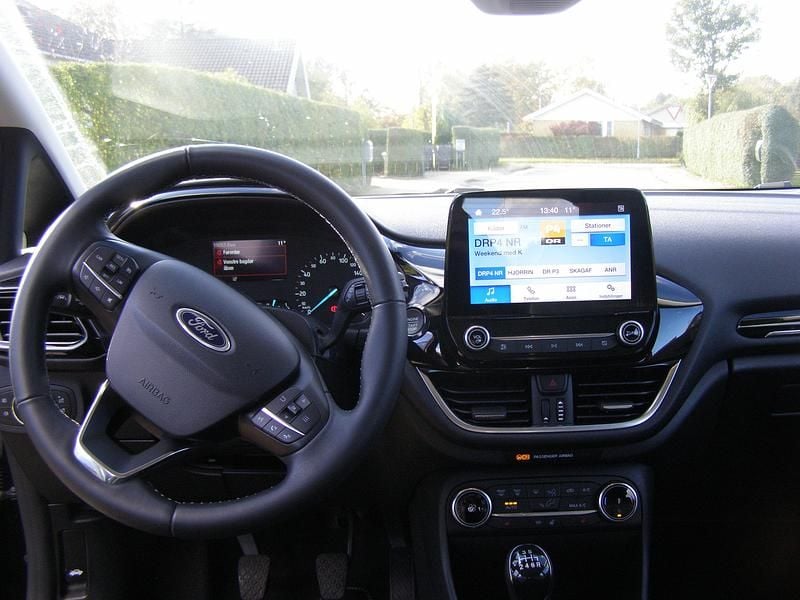 Brugt Ford Fiesta Titanium 125 HK (91 kW) 2022 Sort Hatchback