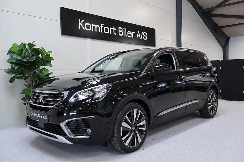 Brugt Peugeot 5008 Allure 130 HK (95 kW) 2019 Sortmetal SUV