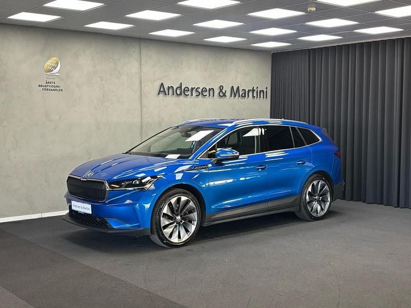 Blå Brugt 2021 Skoda Enyaq iV SportLine SUV | 238.800 kr. (Super pris) - Billede 1/4