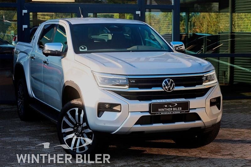 Sølvmetal Brugt 2023 VW Amarok Aventura Afhentning | 399.900 kr. - Billede 1/4