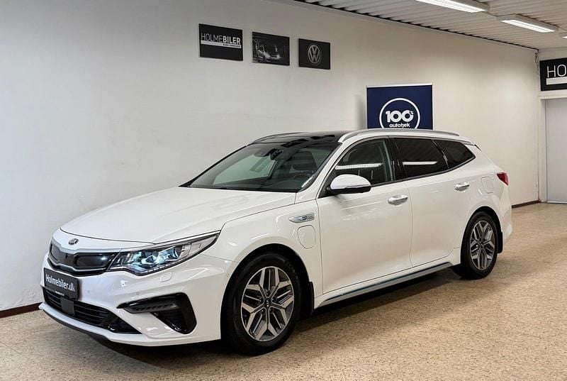 Hvid Brugt 2019 Kia Optima Stationcar | 149.800 kr. (Dyr) - Billede 1/4