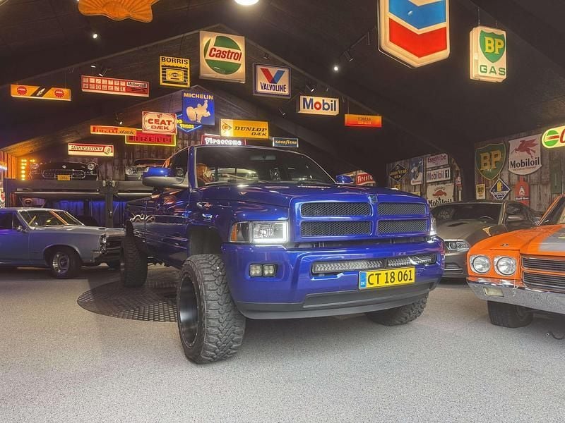 Blå Brugt 1996 Dodge Ram Afhentning | 279.000 kr. - Billede 1/4