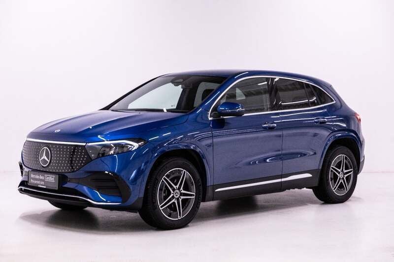 Farve: blåmetal Brugt 2024 Mercedes EQA250+ AMG SUV | 359.900 kr. (Fair pris) - Billede 1/4