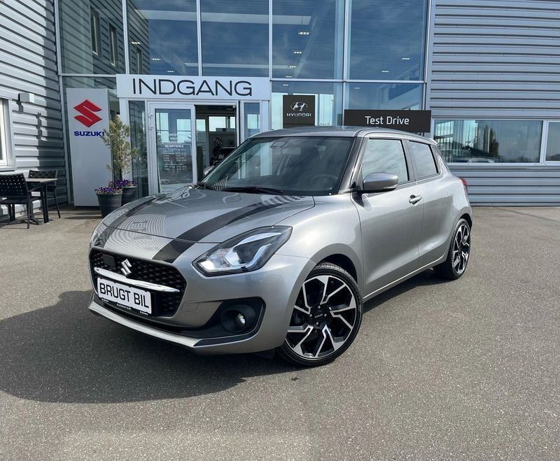 Premium silver Brugt 2023 Suzuki Swift Exclusive | 189.900 kr. (Dyr) - Billede 1/4