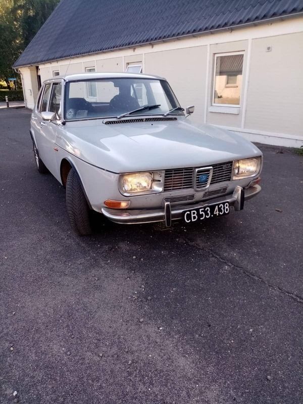 Grå Brugt 1971 Saab 99 Sedan | 39.900 kr. - Billede 1/4