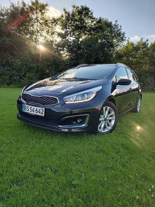 Sort Brugt 2017 Kia Ceed Sportswagon Stationcar | 63.900 kr. (God pris) - Billede 1/4