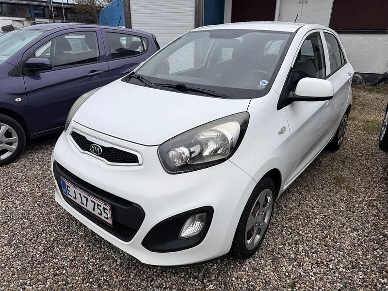 Hvid Brugt 2012 Kia Picanto Active Hatchback | 27.990 kr. (Fair pris) - Billede 1/4
