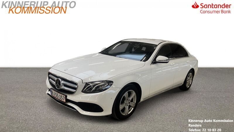 Hvid Brugt 2016 Mercedes E220 Business Sedan | 214.700 kr. (Super pris) - Billede 1/4