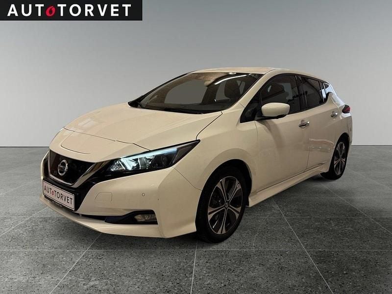 Hvid Brugt 2020 Nissan Leaf N-Connecta Hatchback | 74.700 kr. (God pris) - Billede 1/4