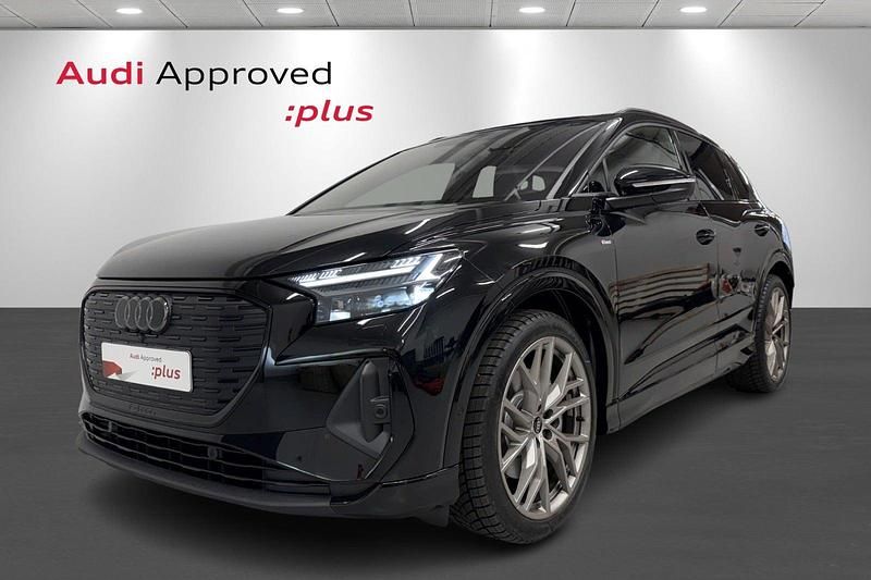 Sortmetal Brugt 2025 Audi Q4 e-tron S-Line SUV | 474.900 kr. - Billede 1/4