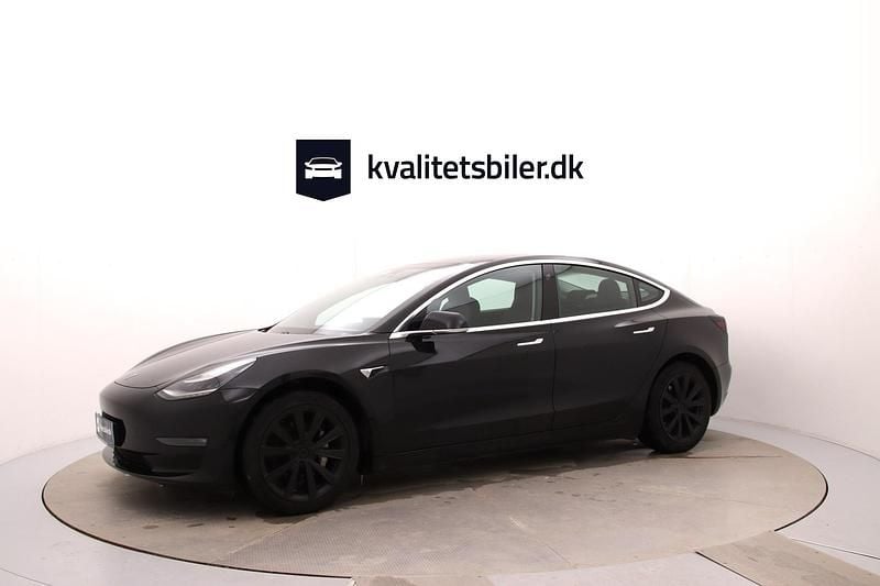 Brugt Tesla Model 3 Long Range AWD 323 kW (440 HK) 2019 Sortmetal Sedan