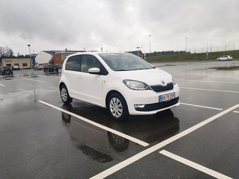Hvid Brugt 2019 Skoda Citigo Sport Hatchback | 69.500 kr. (God pris) - Billede 1/4