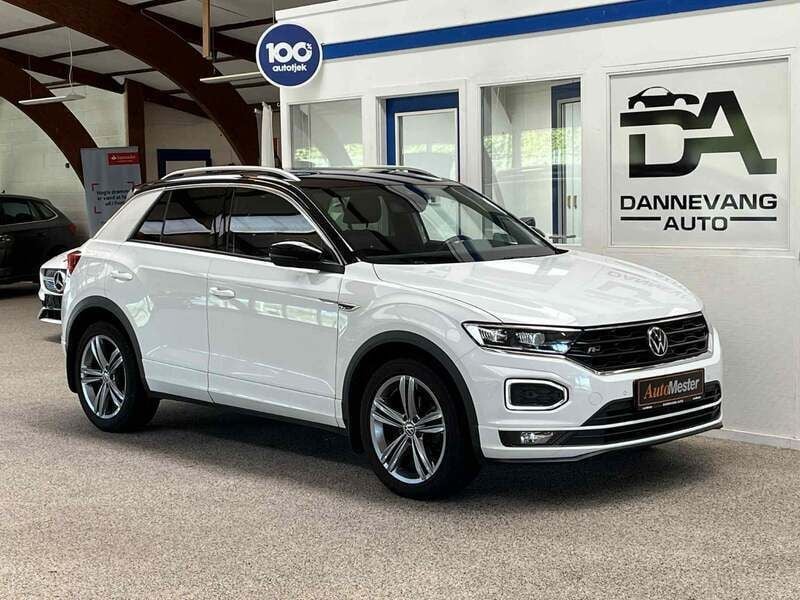 Hvid Brugt 2020 VW T-Roc R-line SUV | 279.800 kr. (Lidt for dyr) - Billede 1/4