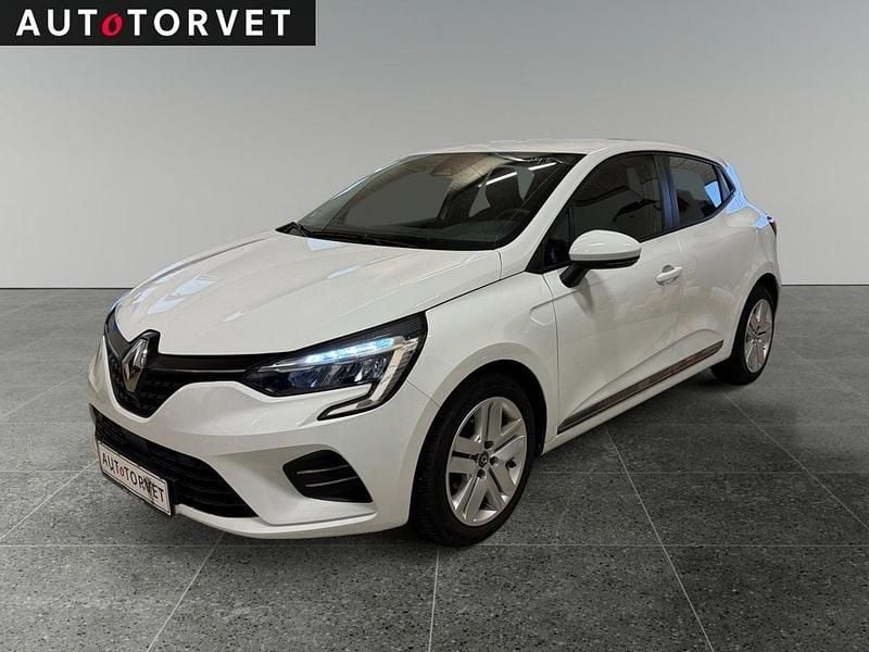 Hvid Brugt 2022 Renault Clio V Zen Hatchback | 119.700 kr. (God pris) - Billede 1/4