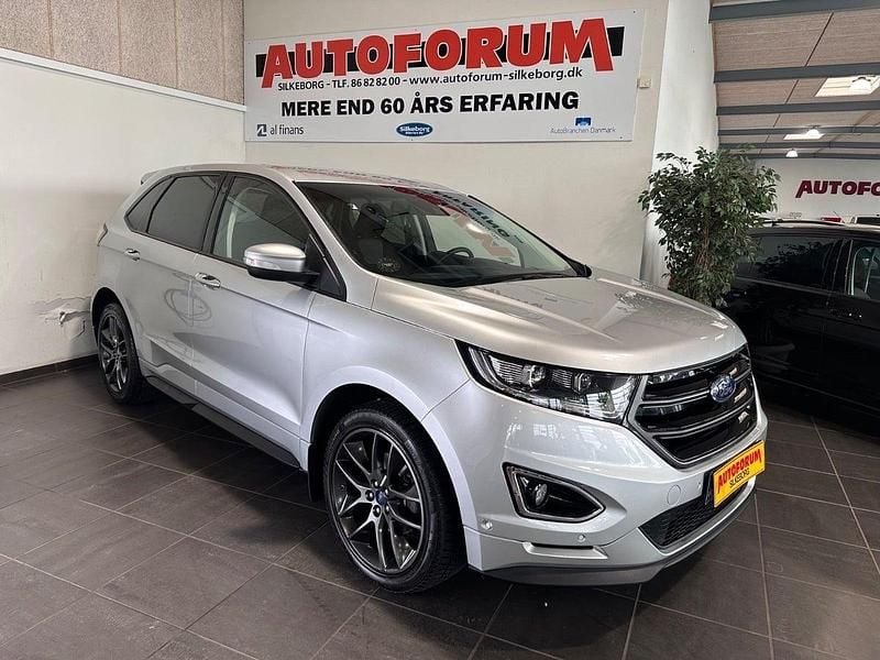 Brugt Ford Edge Sport 210 HK (154 kW) 2017 Sølvmetal SUV