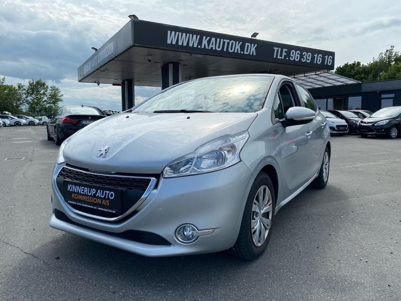 Sølv Brugt 2012 Peugeot 208 Active Hatchback | 39.900 kr. (God pris) - Billede 1/4