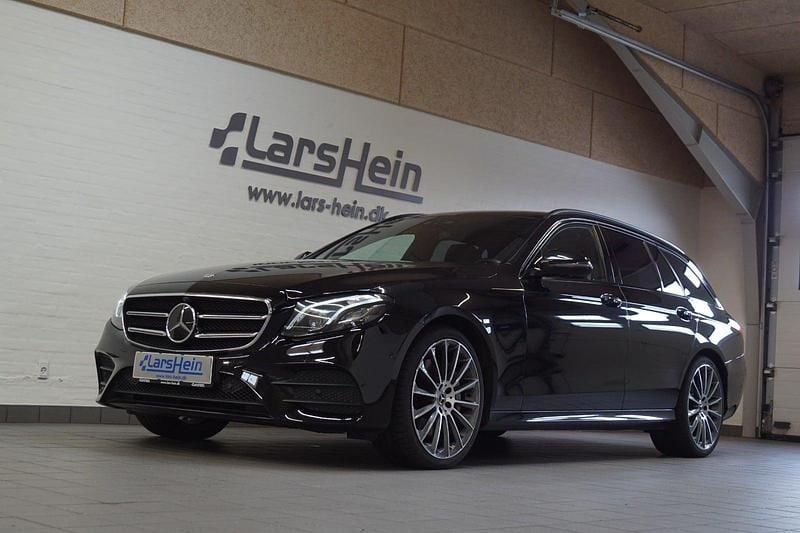 Sort Brugt 2018 Mercedes E400 AMG line Stationcar | 225.000 kr. - Billede 1/4